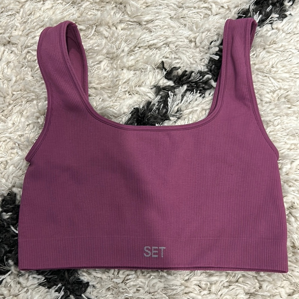 Set Active Purple Sports Bra